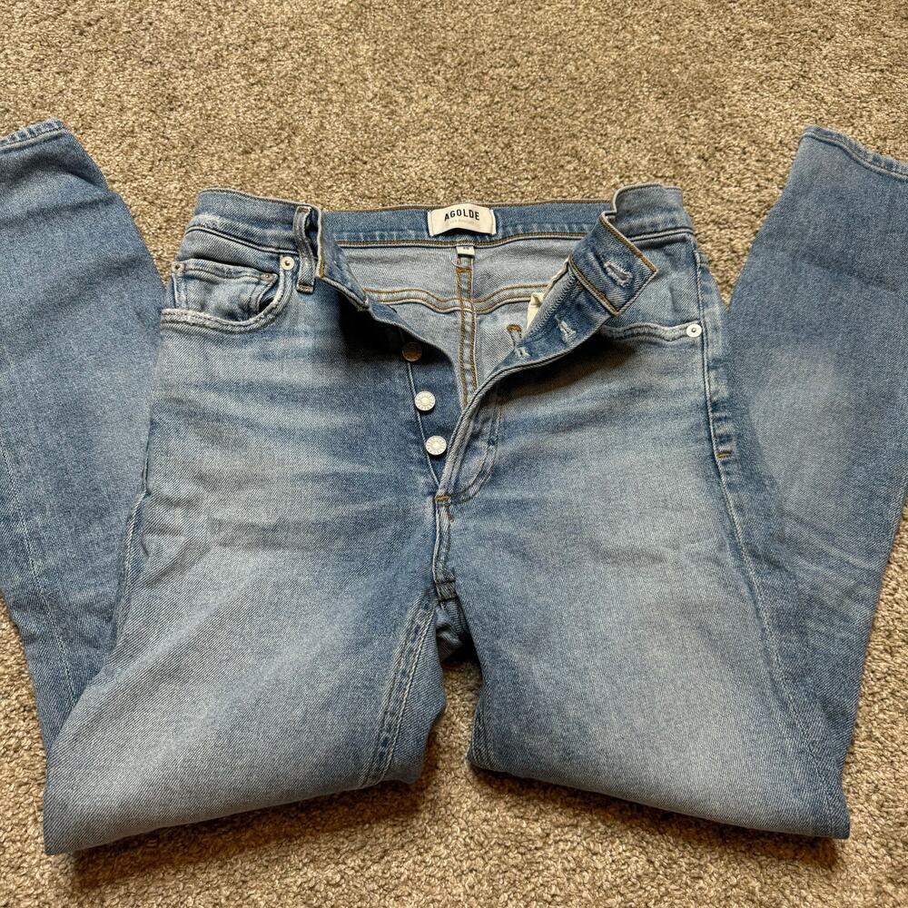 Agolde Nico High Rise Slim Fit in Embark Size 26 - Picture 2 of 6